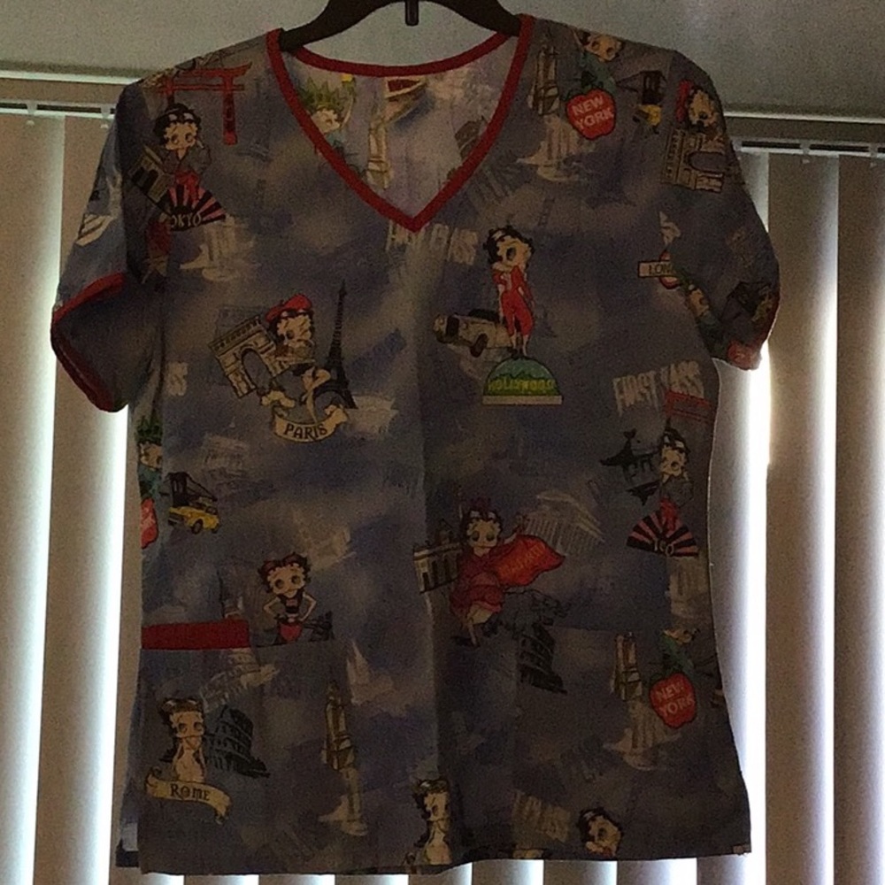 Betty Boop Scrub tops